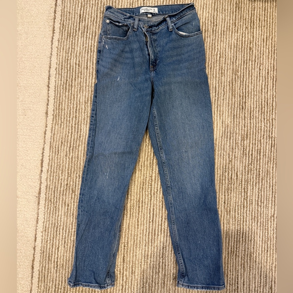 Abercrombie & Fitch Straight Ultra High Rise Jeans